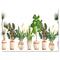 Designart - Trio of Houseplants Sanseviera Snake Plant - Farmhouse Canvas Wall Art Print